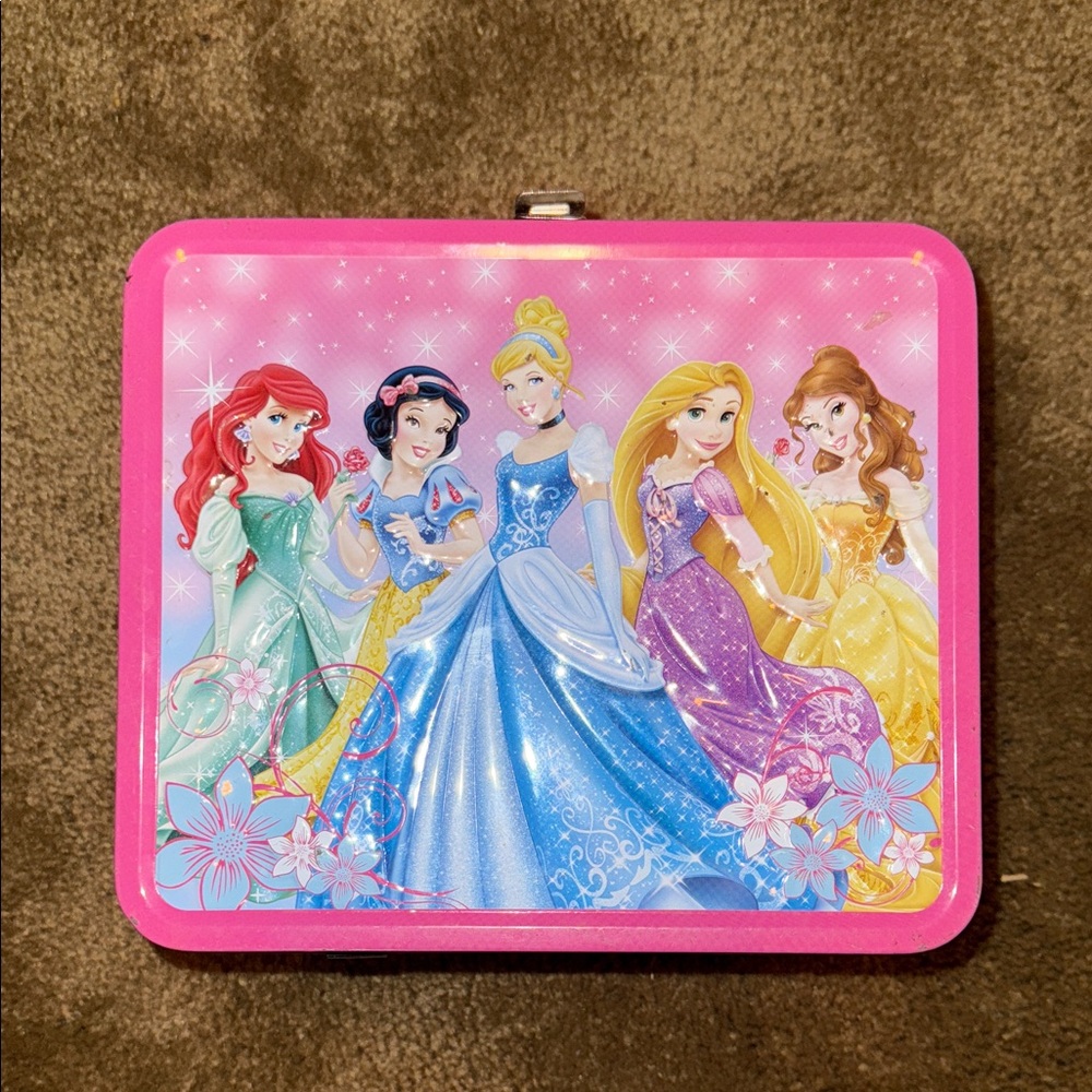 Disney Princess Pink and Blue Lunchbox